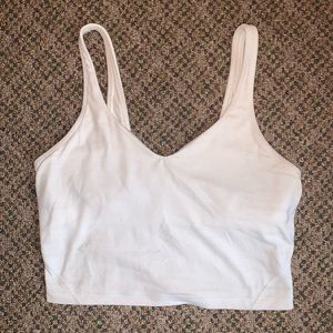 White Lululemon Align Tank Size 8